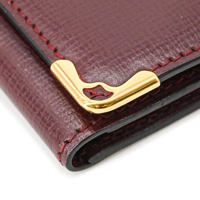 【未使用品】Cartier カルティエ マストライン キーケース 6連 ボルドー レザー レディース ゴールド金具 L3000127 |  | 05