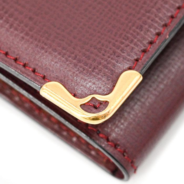 【未使用品】Cartier カルティエ マストライン キーケース 6連 ボルドー レザー レディース ゴールド金具 L3000127 |  | 09
