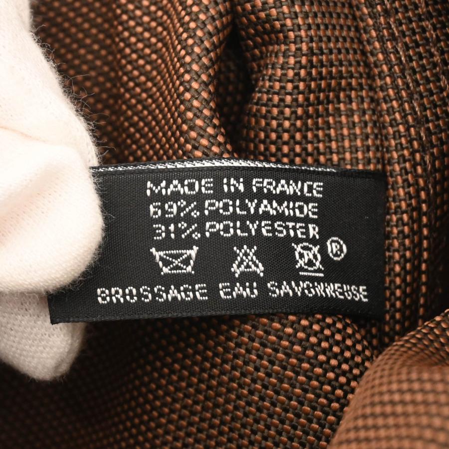 【美品】HERMES エルメス エールライン アド PM 2way ナイロン キャンバス トート リュックサック バックパック ユニセックス ブラウン 茶 | エールライン | 12