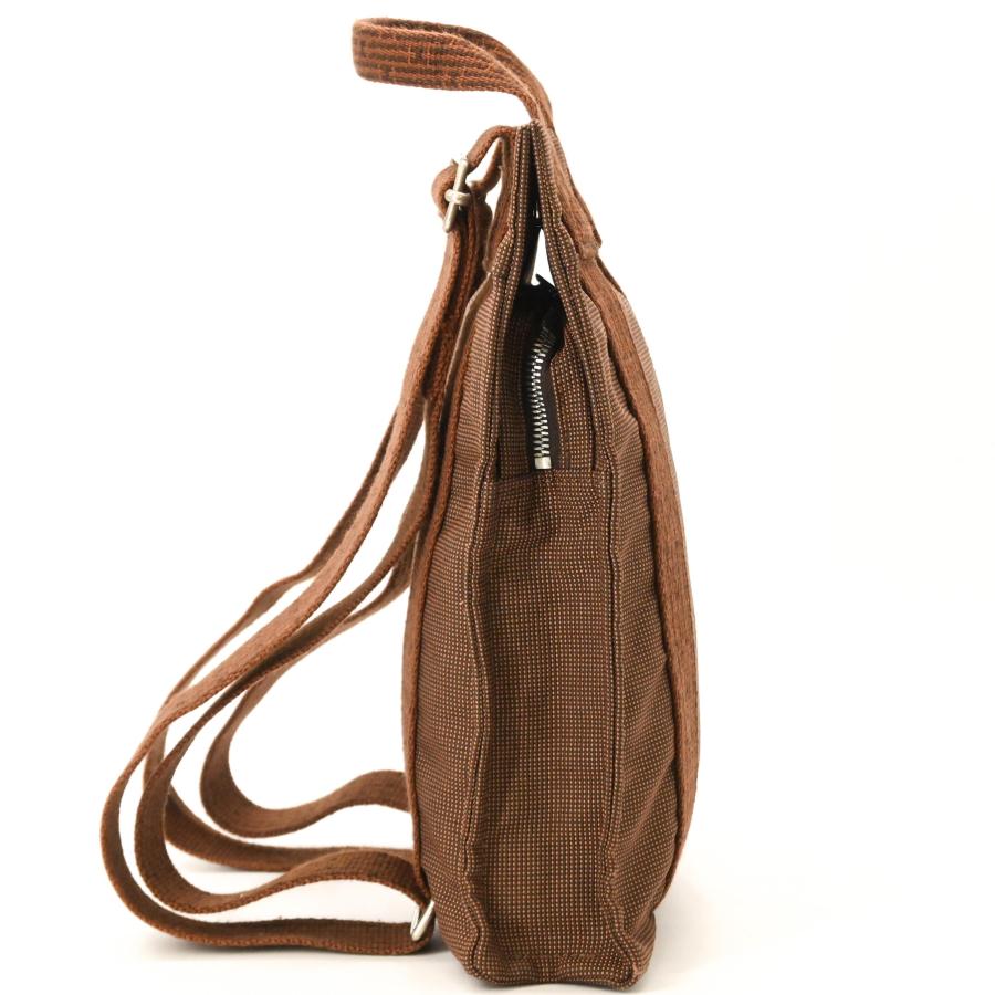 【美品】HERMES エルメス エールライン アド PM 2way ナイロン キャンバス トート リュックサック バックパック ユニセックス ブラウン 茶 | エールライン | 02