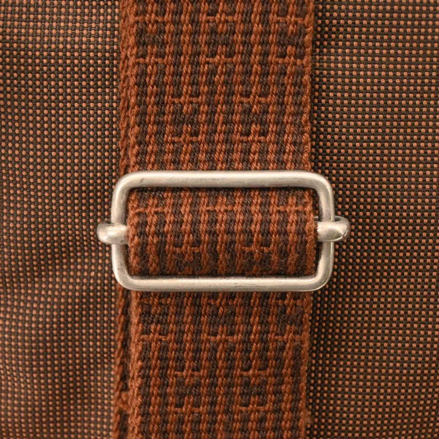 【美品】HERMES エルメス エールライン アド PM 2way ナイロン キャンバス トート リュックサック バックパック ユニセックス ブラウン 茶 | エールライン | 08