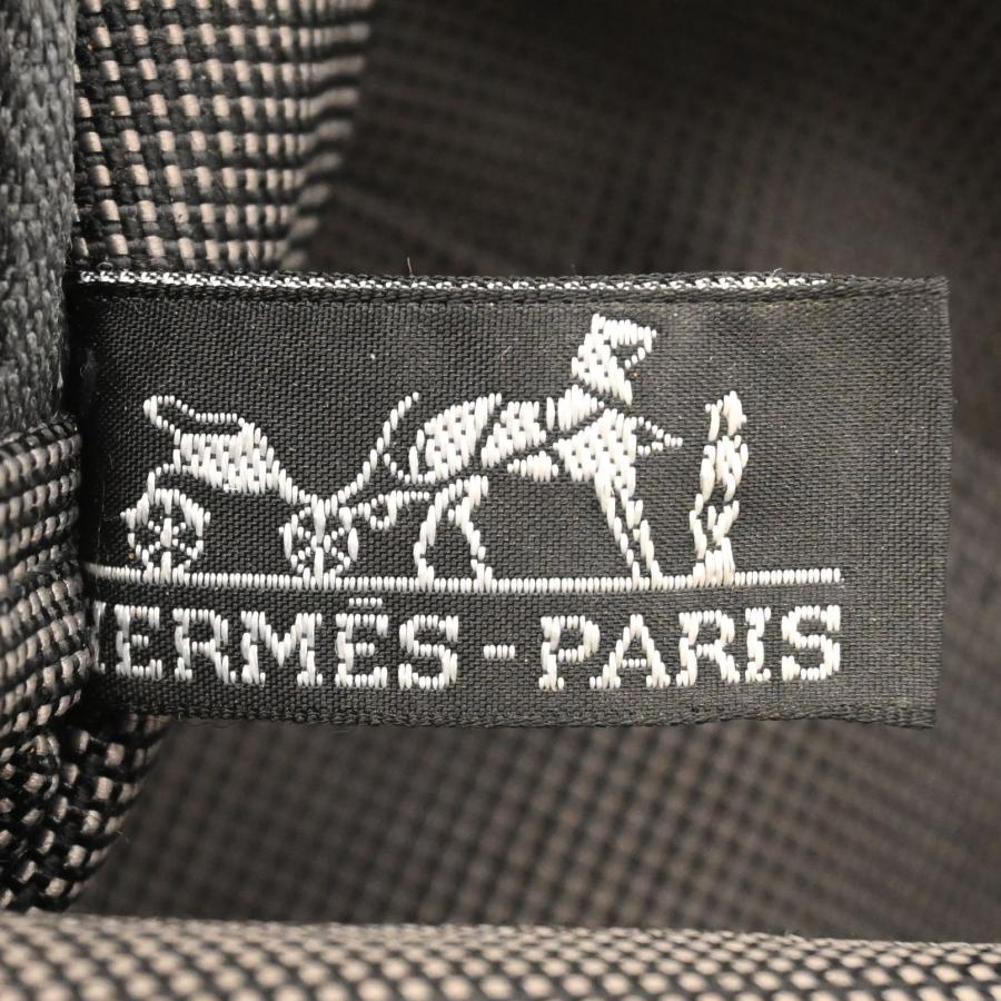 【美品】HERMES エルメス エールライン アドMM リュックサック バックパック ナイロン キャンバス ユニセックス グレー | エールライン | 12
