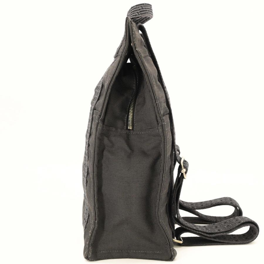 【美品】HERMES エルメス エールライン アドMM リュックサック バックパック ナイロン キャンバス ユニセックス グレー | エールライン | 02