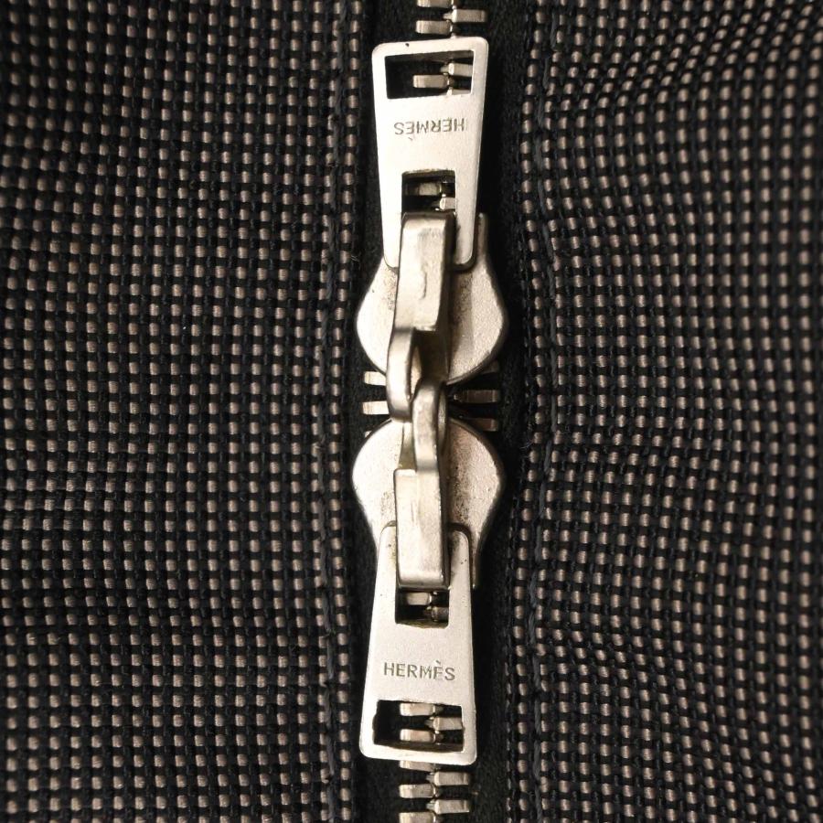【美品】HERMES エルメス エールライン アドMM リュックサック バックパック ナイロン キャンバス ユニセックス グレー | エールライン | 09