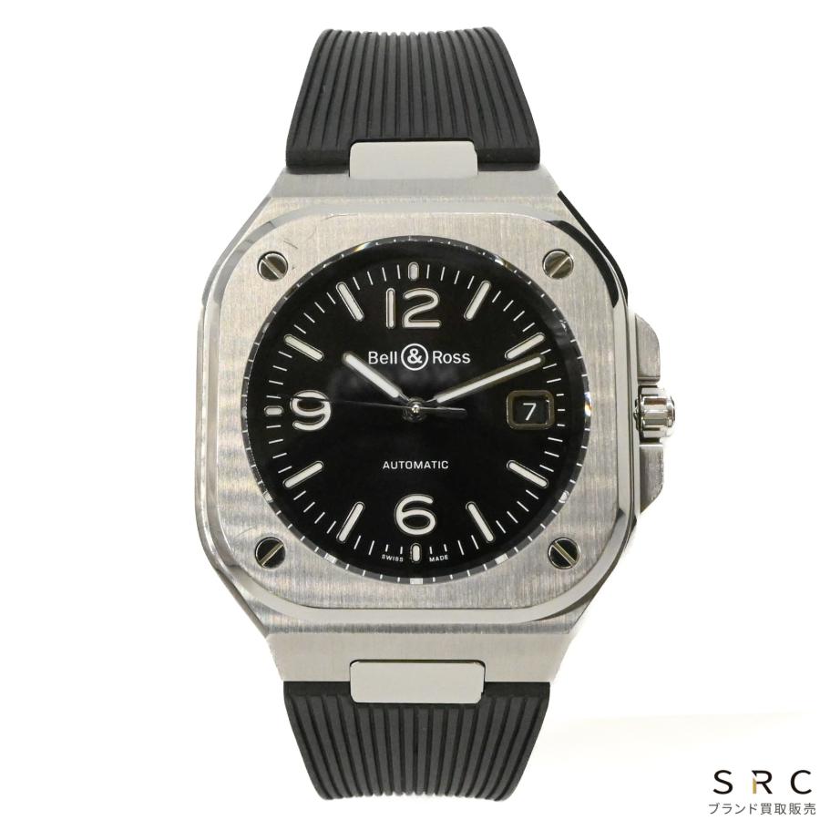 【美品】Bell & Ross ベル＆ロス BR05 腕時計 ウォッチ 自動巻き ブラック文字盤 グレー SS ラバー | ベル&ロス
