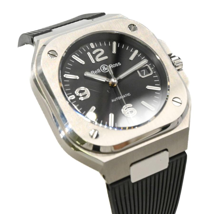【美品】Bell & Ross ベル＆ロス BR05 腕時計 ウォッチ 自動巻き ブラック文字盤 グレー SS ラバー | ベル&ロス | 02