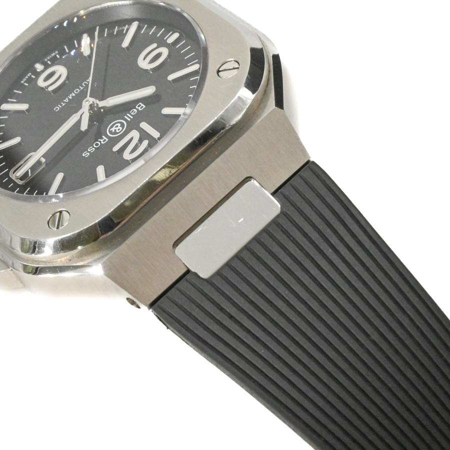 【美品】Bell & Ross ベル＆ロス BR05 腕時計 ウォッチ 自動巻き ブラック文字盤 グレー SS ラバー | ベル&ロス | 05