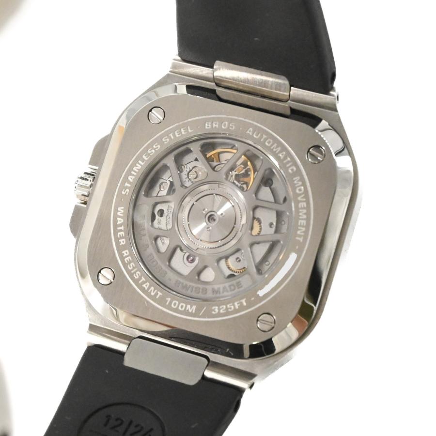 【美品】Bell & Ross ベル＆ロス BR05 腕時計 ウォッチ 自動巻き ブラック文字盤 グレー SS ラバー | ベル&ロス | 09