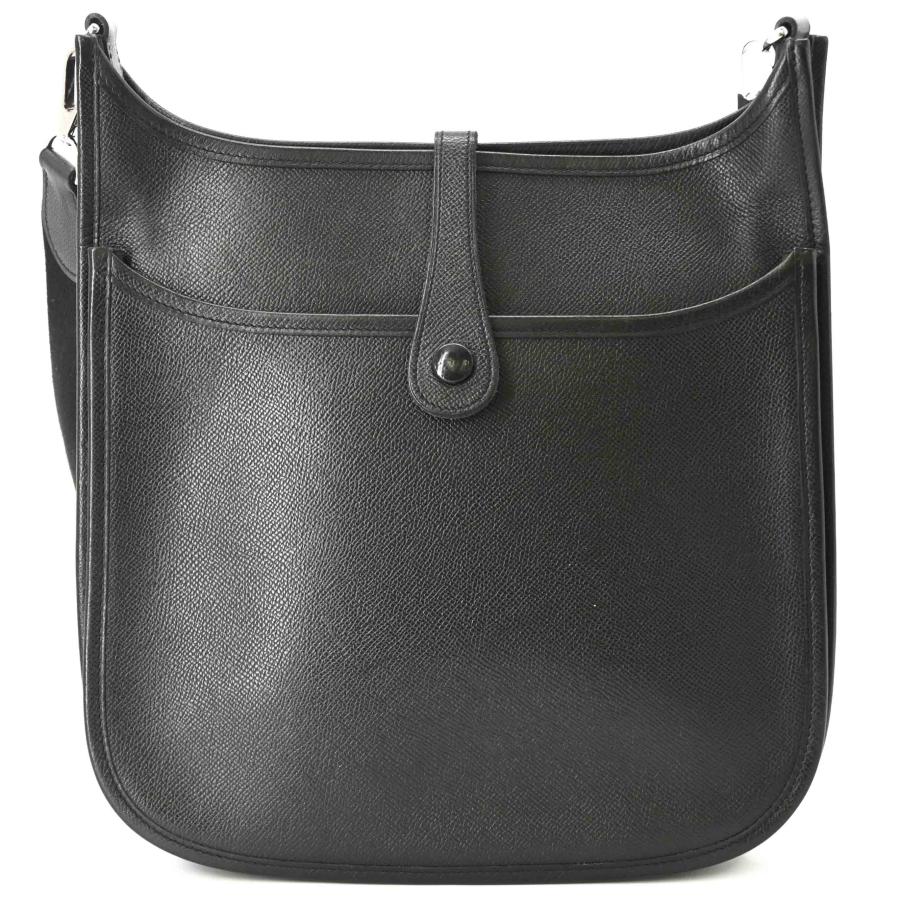 【美品】HERMES エルメス エブリン エヴリン 2PM ショルダーバッグ レザー ヴォーエプソン ブラック 黒 レディース ＃□K刻印 | HERMES | 01