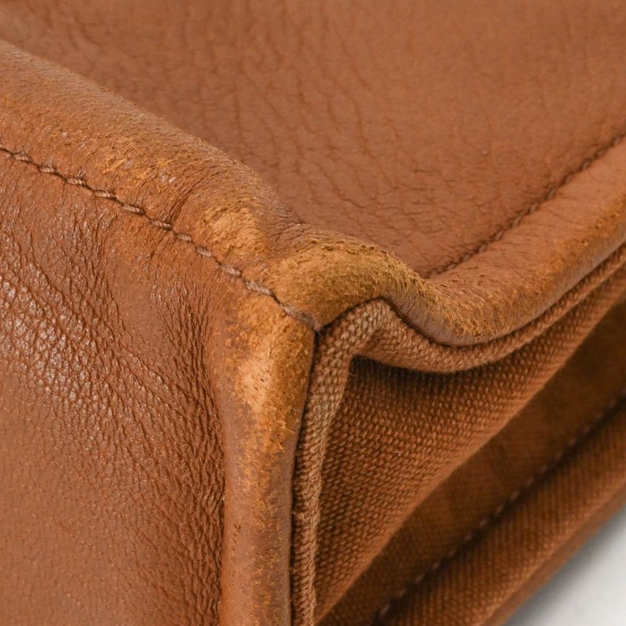 HERMES エルメス フールトゥ PM ハンドバッグ トート ハーフレザー キャンバス レザー ブラウン 茶 | フールトゥ | 12