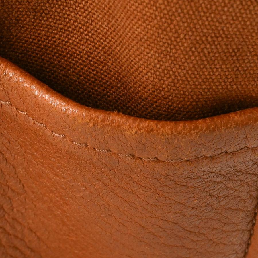 HERMES エルメス フールトゥ PM ハンドバッグ トート ハーフレザー キャンバス レザー ブラウン 茶 | フールトゥ | 14