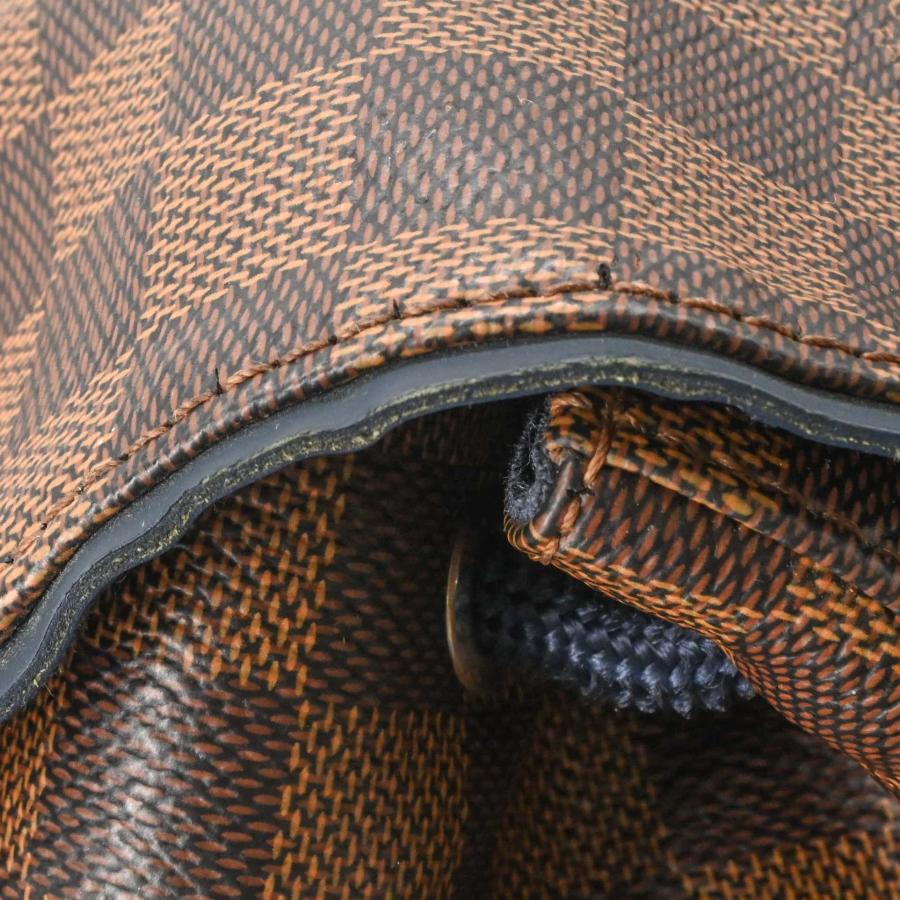 LOUIS VUITTON ヴィトン ダミエ ランナー バックパック リュックサック レザー ブラウン 茶 ネイビー 青 N41377 | ランナー | 16
