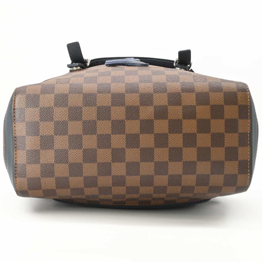 LOUIS VUITTON ヴィトン ダミエ ランナー バックパック リュックサック レザー ブラウン 茶 ネイビー 青 N41377 | ランナー | 04