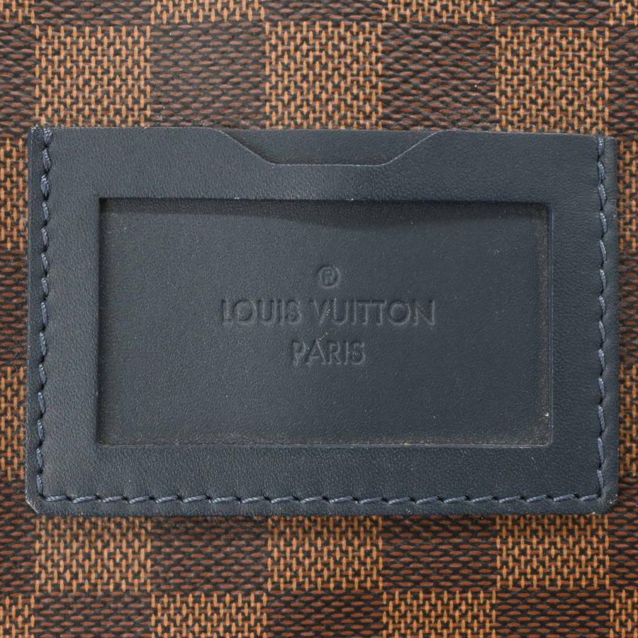 LOUIS VUITTON ヴィトン ダミエ ランナー バックパック リュックサック レザー ブラウン 茶 ネイビー 青 N41377 | ランナー | 05