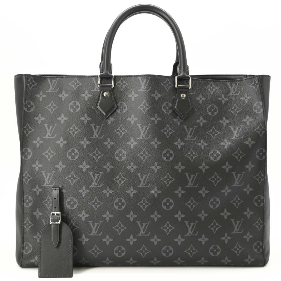 【美品】LOUIS VUITTON ルイヴィトン モノグラム グランサック ビジネスバッグ ブリーフケース 書類鞄 メンズ レザー ブラック 黒 M44733 ICチップ | グラン・サック