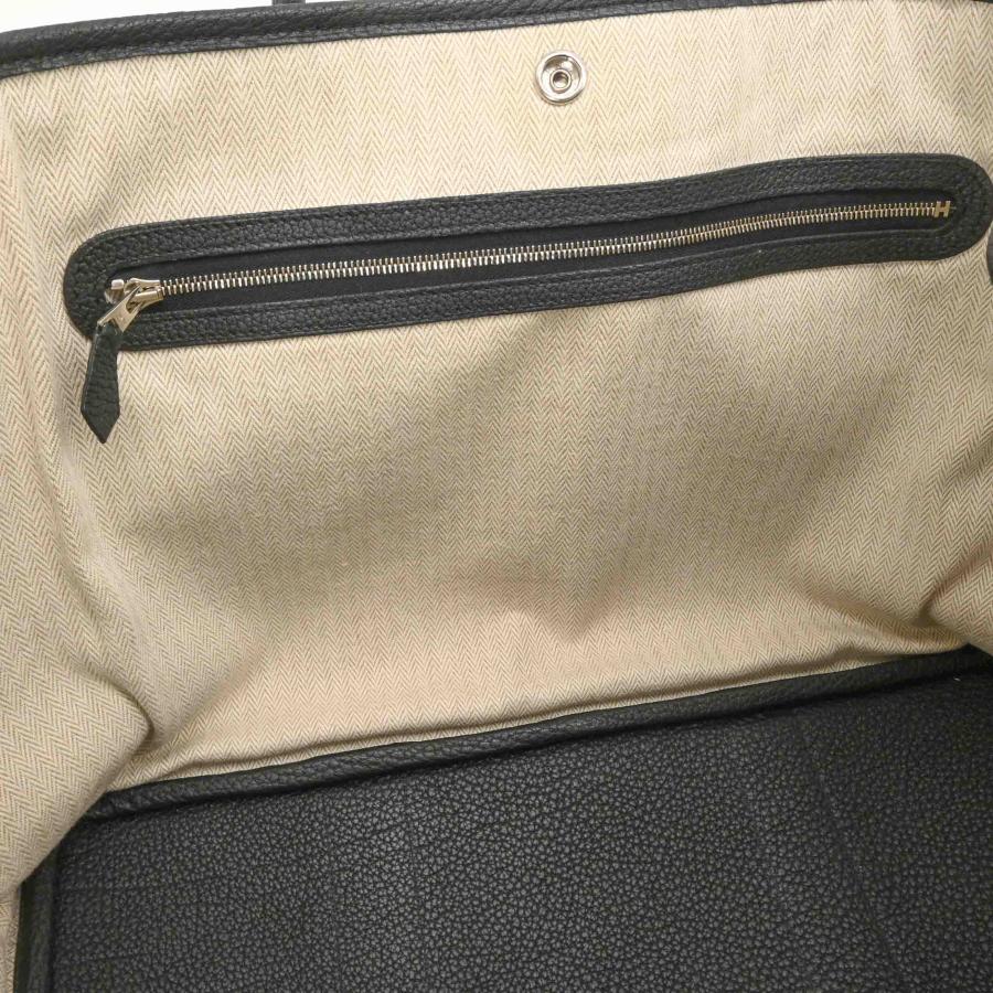 【美品】 HERMES エルメス ガーデンパーティー PM ネゴンダ ハンドバッグ トート レディース ブラック 黒 ＃X刻印 | ガーデンパーティー | 12