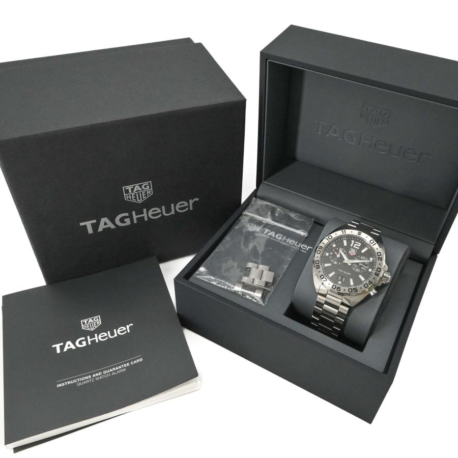 【美品】TAG HEUER タグホイヤー フォーミュラ1 デイト 腕時計 41MM クォーツ SS ブラック文字盤 グレー アラーム付 WAZ111A | フォーミュラ1 | 01