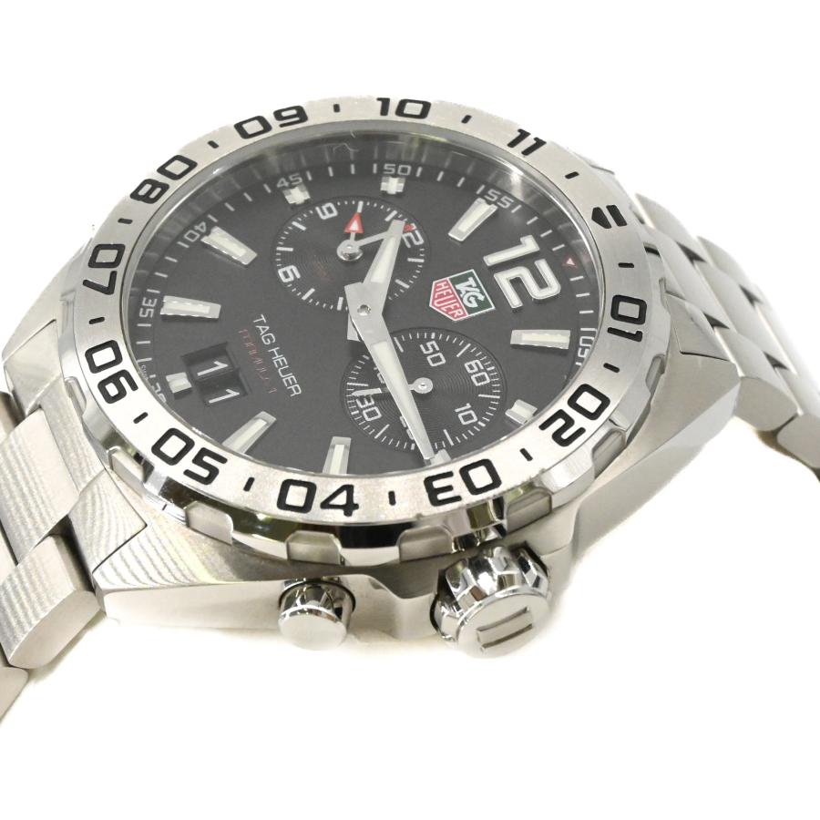 【美品】TAG HEUER タグホイヤー フォーミュラ1 デイト 腕時計 41MM クォーツ SS ブラック文字盤 グレー アラーム付 WAZ111A | フォーミュラ1 | 07