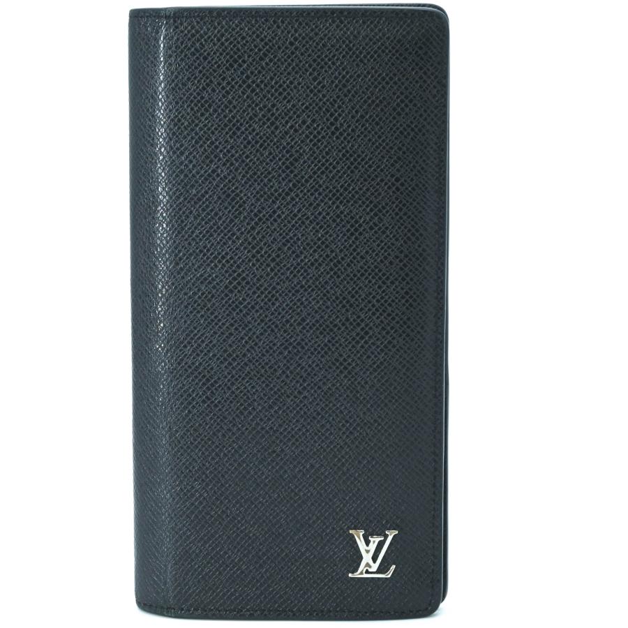 【美品】LOUIS VUITTON ヴィトン タイガ ポルトフォイユ ブラザ 長財布 財布 アルドワーズ 黒 メンズ M30285 イニシャル入り | ポルトフォイユ・ブラザ