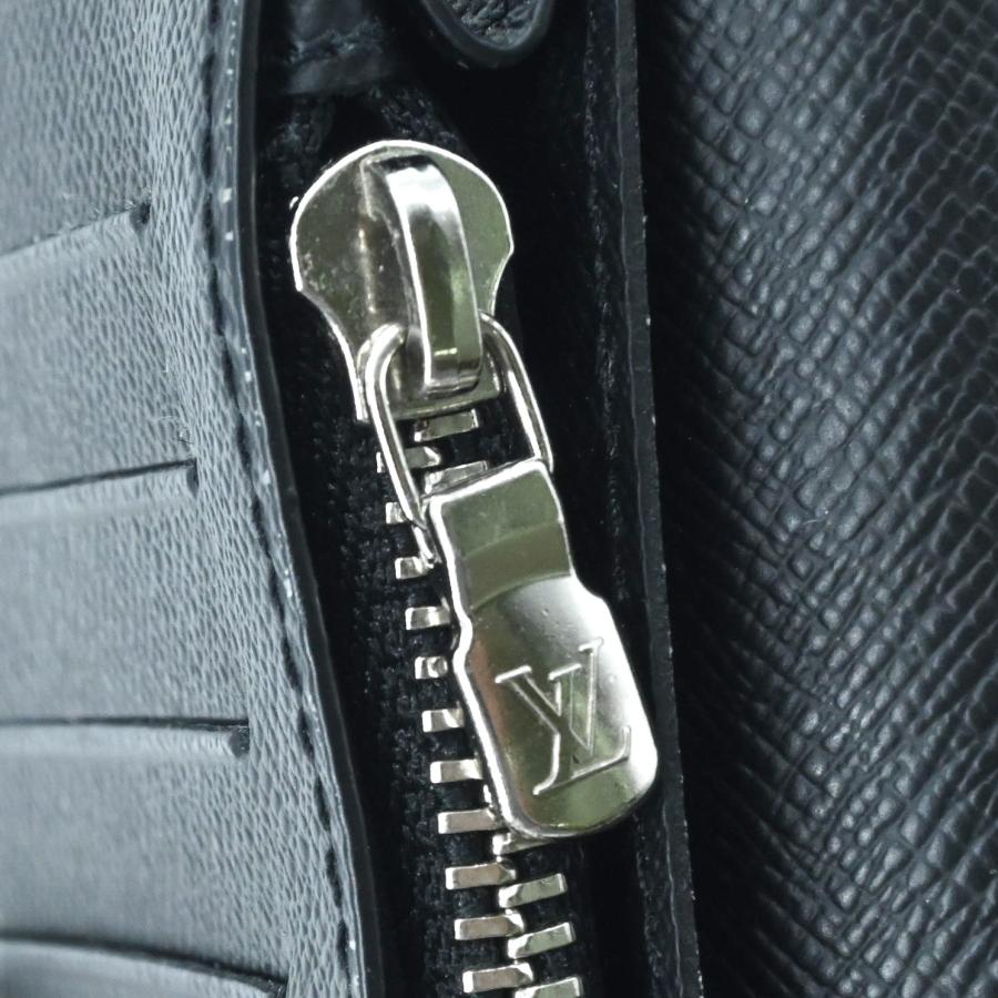 【美品】LOUIS VUITTON ヴィトン タイガ ポルトフォイユ ブラザ 長財布 財布 アルドワーズ 黒 メンズ M30285 イニシャル入り | ポルトフォイユ・ブラザ | 09