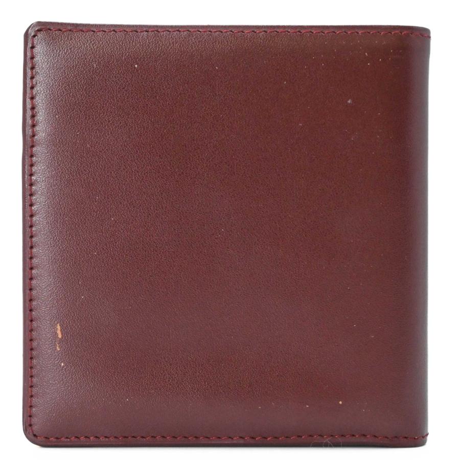 【美品】Cartier カルティエ マストライン 二つ折り財布 コンパクトウォレット ボルドー 赤 ゴールド金具 | Cartier | 02