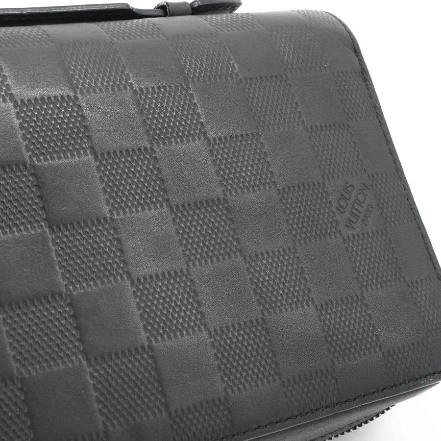 【美品】LOUIS VUITTON ヴィトン ダミエ アンフィニ ジッピーXL ラウンドファスナー オーガナイザー 長財布 財布 ハンドル 黒 ブラック N61254 ICチップ | ジッピー・オーガナイザー | 13