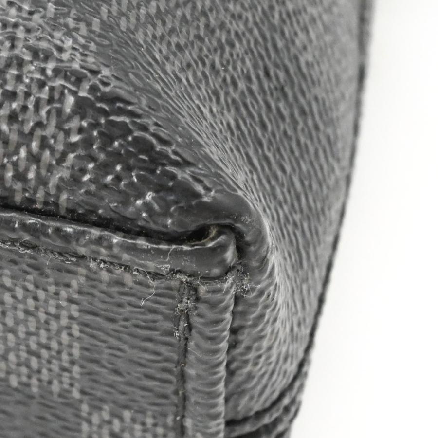 【美品】LOUIS VUITTON ルイヴィトン ダミエグラフィット PDJ ブリーフケース 書類鞄 ビジネスバッグ レザー ブラック 黒 N48224 ストラップ欠品 | ポルト ドキュマン・ジュール | 13