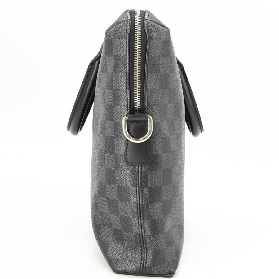 【美品】LOUIS VUITTON ルイヴィトン ダミエグラフィット PDJ ブリーフケース 書類鞄 ビジネスバッグ レザー ブラック 黒 N48224 ストラップ欠品 | ポルト ドキュマン・ジュール | 02