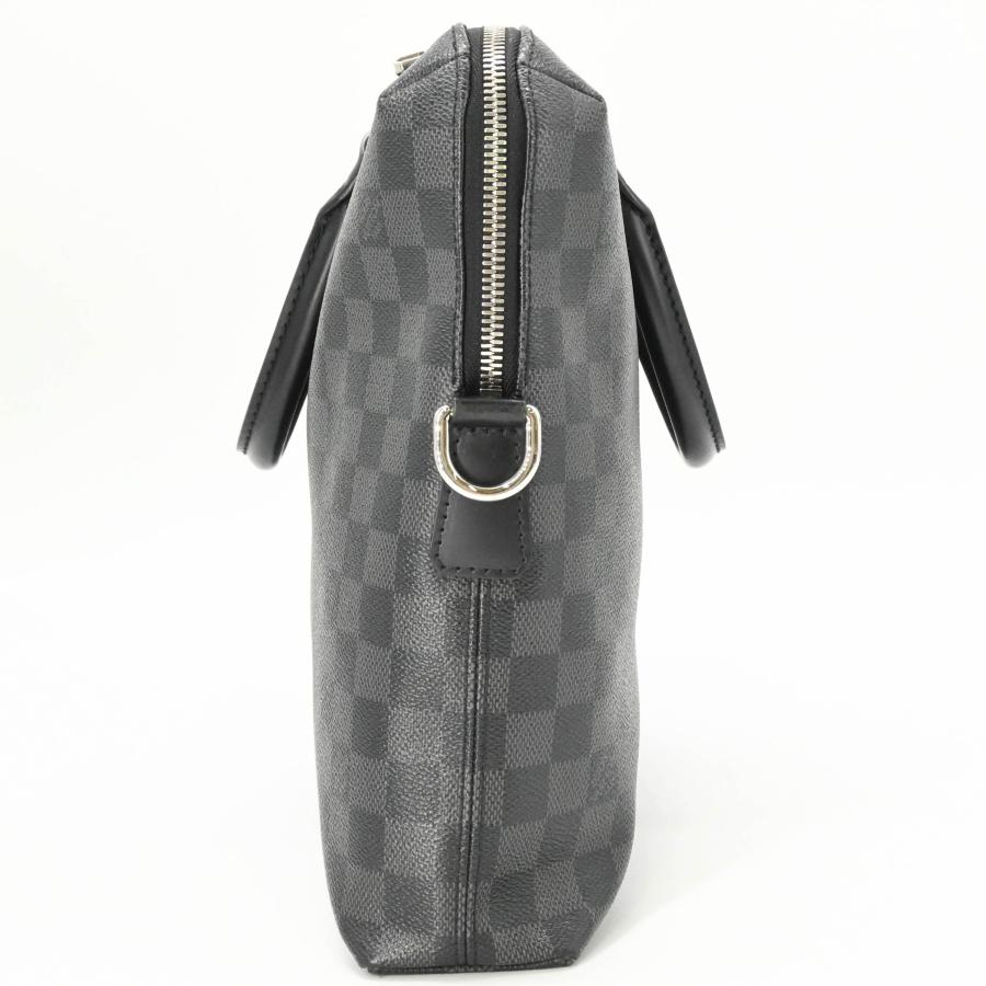 【美品】LOUIS VUITTON ルイヴィトン ダミエグラフィット PDJ ブリーフケース 書類鞄 ビジネスバッグ レザー ブラック 黒 N48224 ストラップ欠品 | ポルト ドキュマン・ジュール | 03
