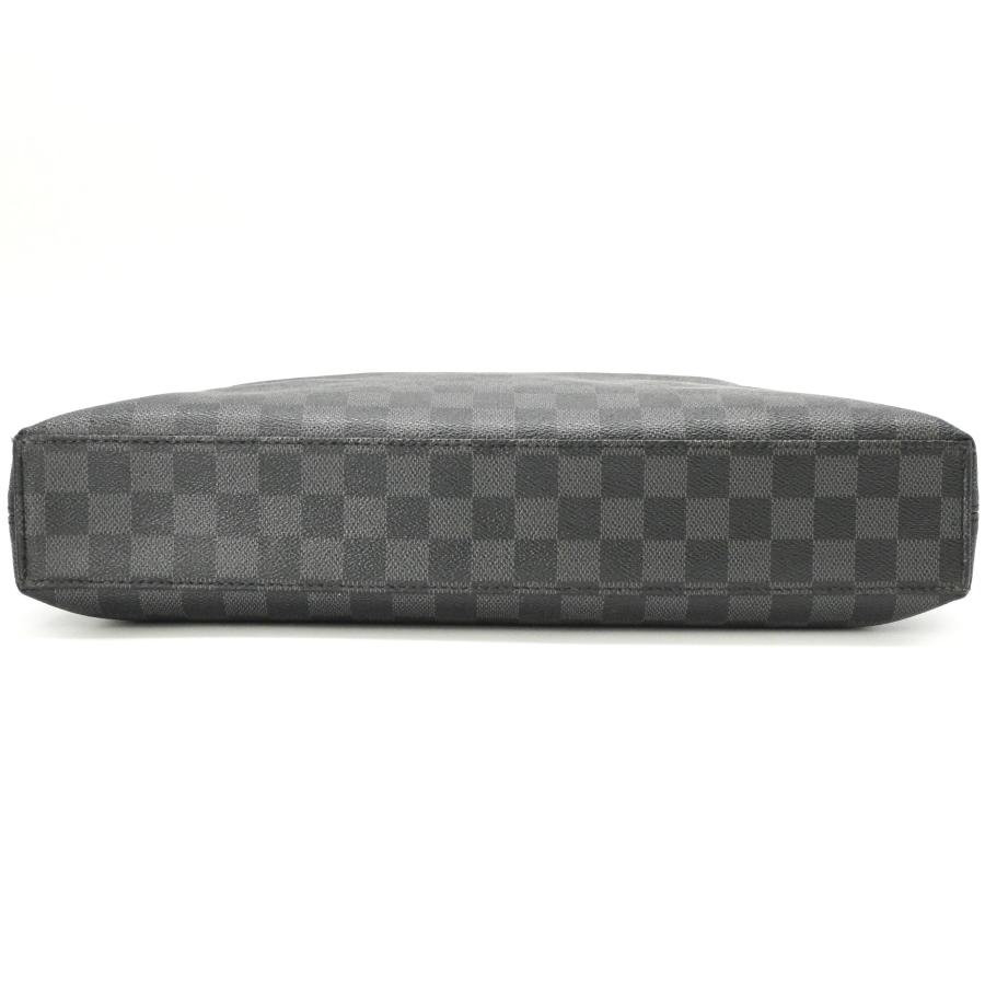 【美品】LOUIS VUITTON ルイヴィトン ダミエグラフィット PDJ ブリーフケース 書類鞄 ビジネスバッグ レザー ブラック 黒 N48224 ストラップ欠品 | ポルト ドキュマン・ジュール | 04