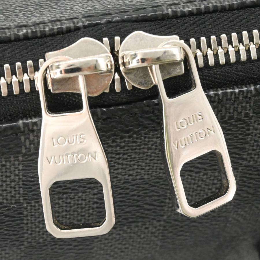 【美品】LOUIS VUITTON ルイヴィトン ダミエグラフィット PDJ ブリーフケース 書類鞄 ビジネスバッグ レザー ブラック 黒 N48224 ストラップ欠品 | ポルト ドキュマン・ジュール | 06
