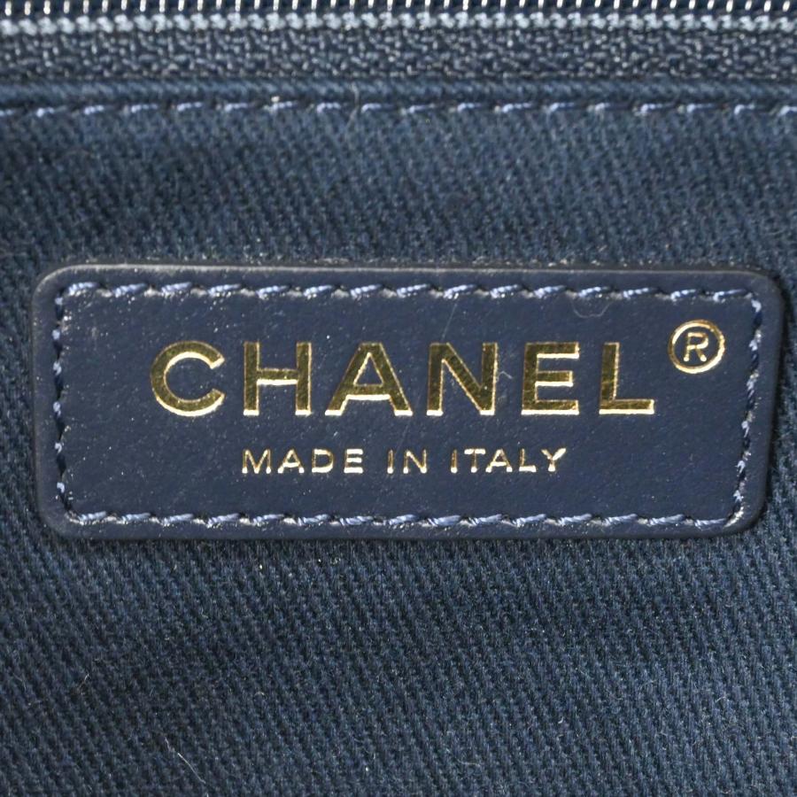【未使用品】CHANEL シャネル マトラッセ ボディバッグ 斜め掛けバッグ キャビアスキン レザー レディース ネイビー 青 A50465 | CHANEL | 07