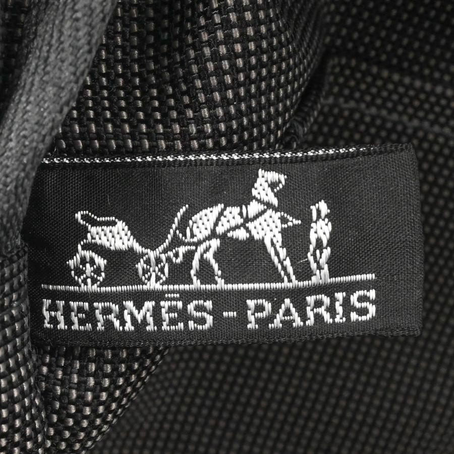HERMES エルメス エールライン サックアドMM バックパック リュックサック ナイロン キャンバス グレー 鍵欠品 | エールライン | 10