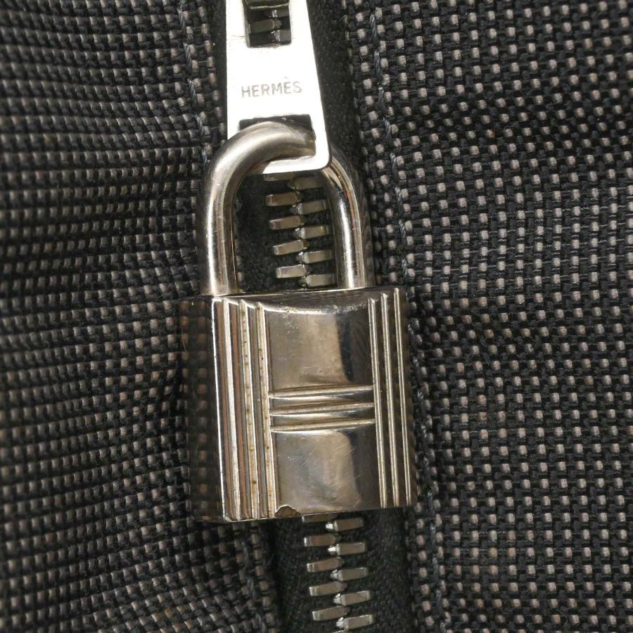 HERMES エルメス エールライン サックアドMM バックパック リュックサック ナイロン キャンバス グレー 鍵欠品 | エールライン | 15