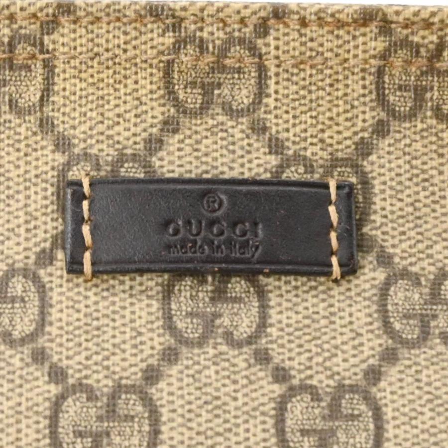 GUCCI グッチ GGスプリーム ショルダーバッグ 斜め掛けバッグ ベージュ ブラウン レザー PVC レディース  201446 |  | 07