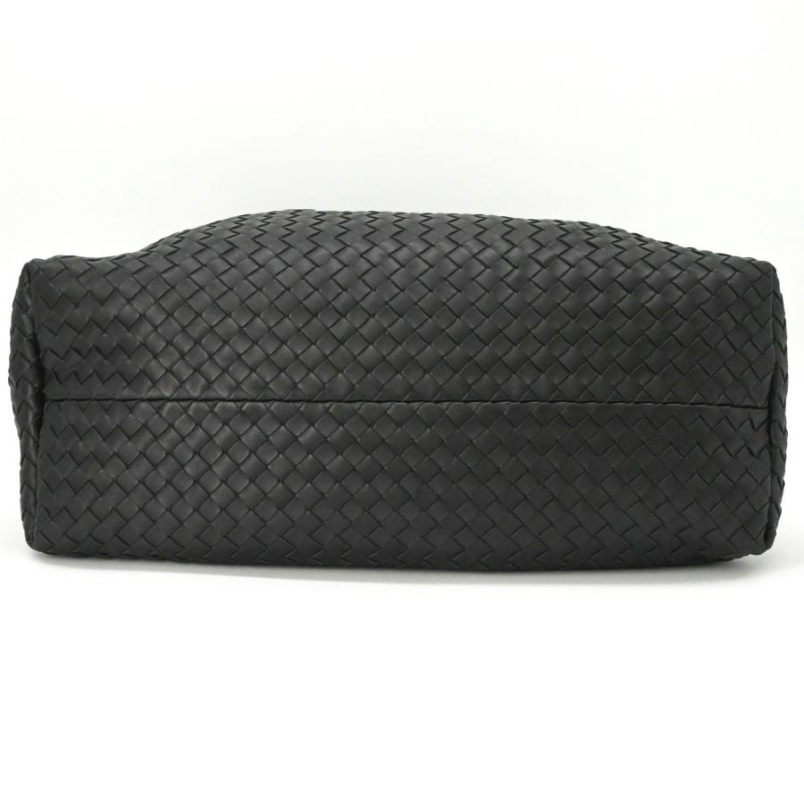 【未使用品】BOTTEGA VENETA ボッテガ ヴェネタ ラージ ピナコテーカ イントレチャートレザー トートバッグ 肩掛けカバン ブラック 黒 ICチップ | pinacoteca | 05