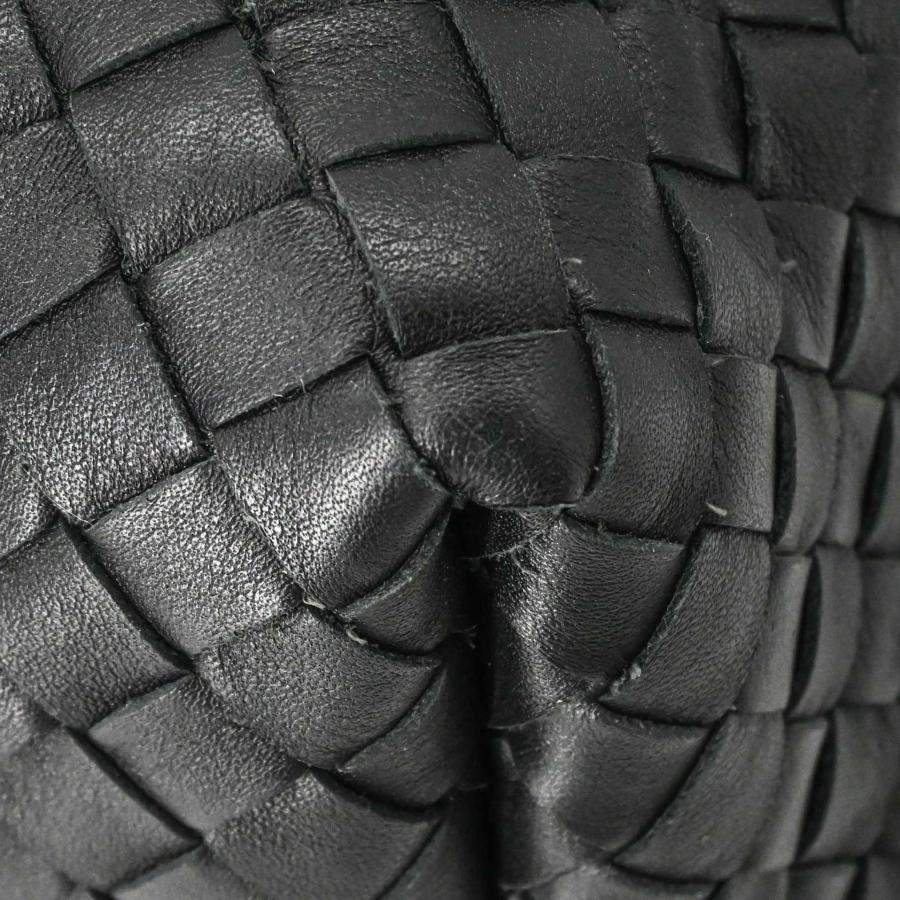 【未使用品】BOTTEGA VENETA ボッテガ ヴェネタ ラージ ピナコテーカ イントレチャートレザー トートバッグ 肩掛けカバン ブラック 黒 ICチップ | pinacoteca | 08
