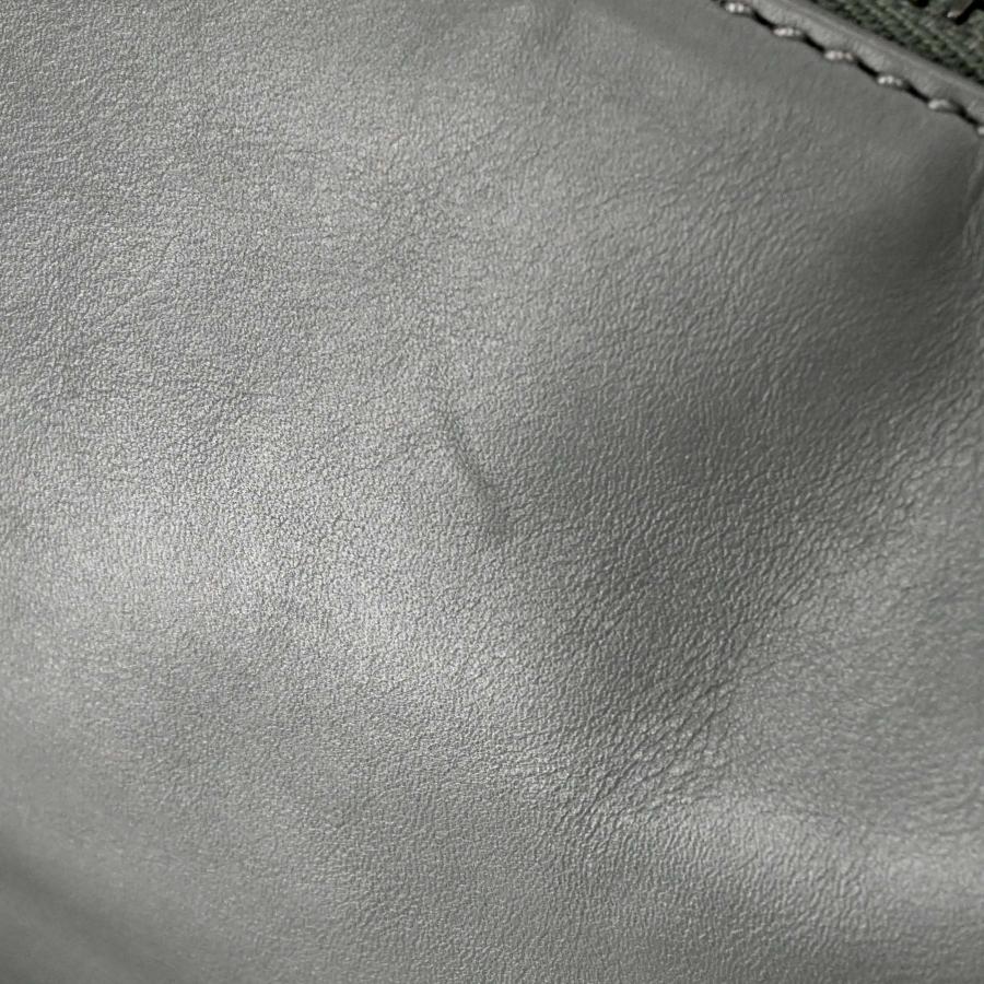 【美品】BOTTEGA VENETA ボッテガ ヴェネタ イントレチャート レザー クロス ボディバッグ ウエストポーチ ビジネス グレー メンズ 222310 | BOTTEGA VENETA | 13