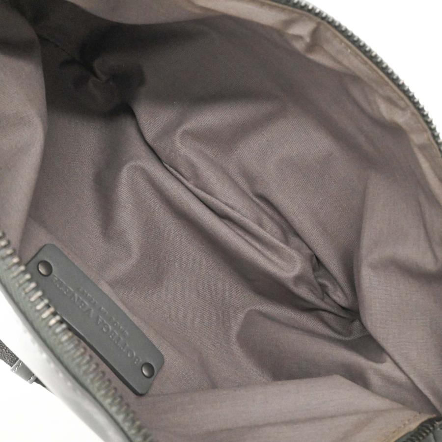 【美品】BOTTEGA VENETA ボッテガ ヴェネタ イントレチャート レザー クロス ボディバッグ ウエストポーチ ビジネス グレー メンズ 222310 | BOTTEGA VENETA | 05