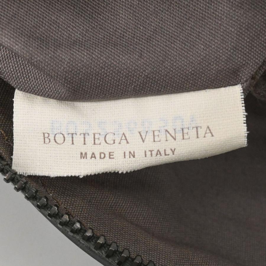 【美品】BOTTEGA VENETA ボッテガ ヴェネタ イントレチャート レザー クロス ボディバッグ ウエストポーチ ビジネス グレー メンズ 222310 | BOTTEGA VENETA | 07