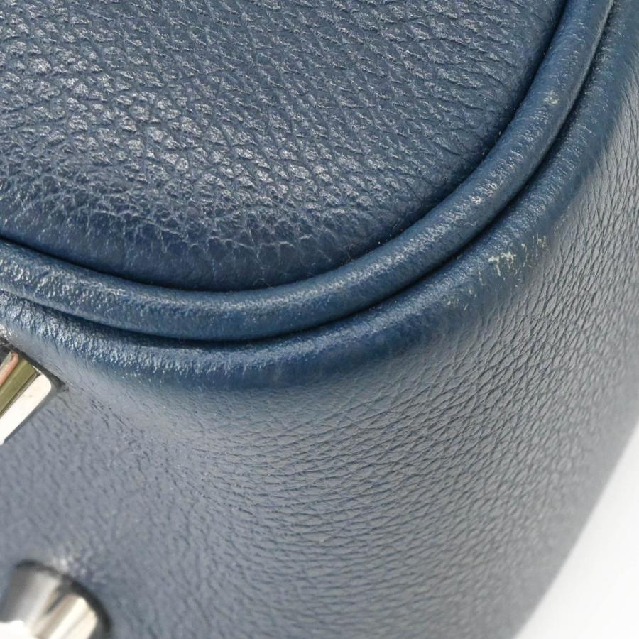 【美品】HERMES エルメス プリュムドッグ 38 ブリーフケース ビジネスバッグ トリヨンクレマンス レザー ネイビー 青 ＃Y刻印 | HERMES | 12