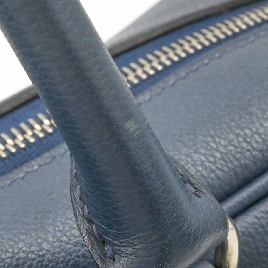 【美品】HERMES エルメス プリュムドッグ 38 ブリーフケース ビジネスバッグ トリヨンクレマンス レザー ネイビー 青 ＃Y刻印 | HERMES | 13