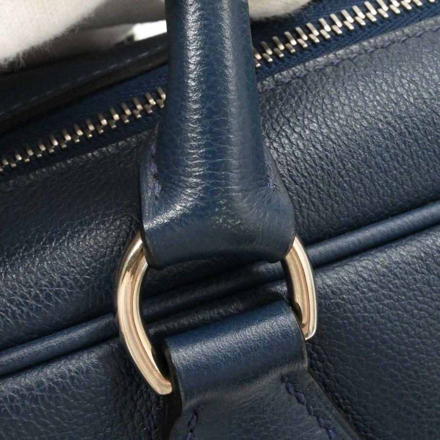 【美品】HERMES エルメス プリュムドッグ 38 ブリーフケース ビジネスバッグ トリヨンクレマンス レザー ネイビー 青 ＃Y刻印 | HERMES | 14