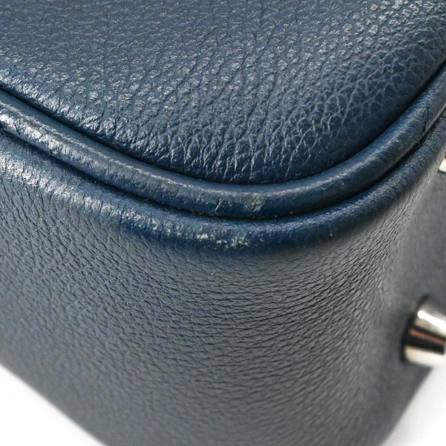 【美品】HERMES エルメス プリュムドッグ 38 ブリーフケース ビジネスバッグ トリヨンクレマンス レザー ネイビー 青 ＃Y刻印 | HERMES | 15