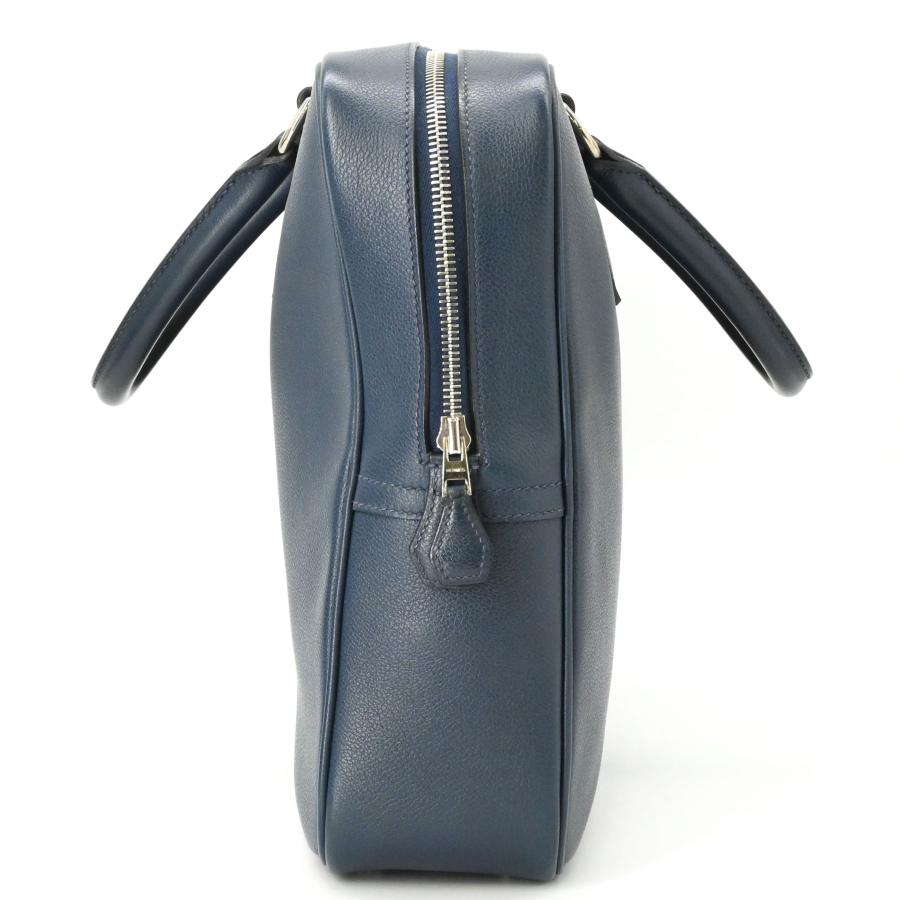 【美品】HERMES エルメス プリュムドッグ 38 ブリーフケース ビジネスバッグ トリヨンクレマンス レザー ネイビー 青 ＃Y刻印 | HERMES | 03