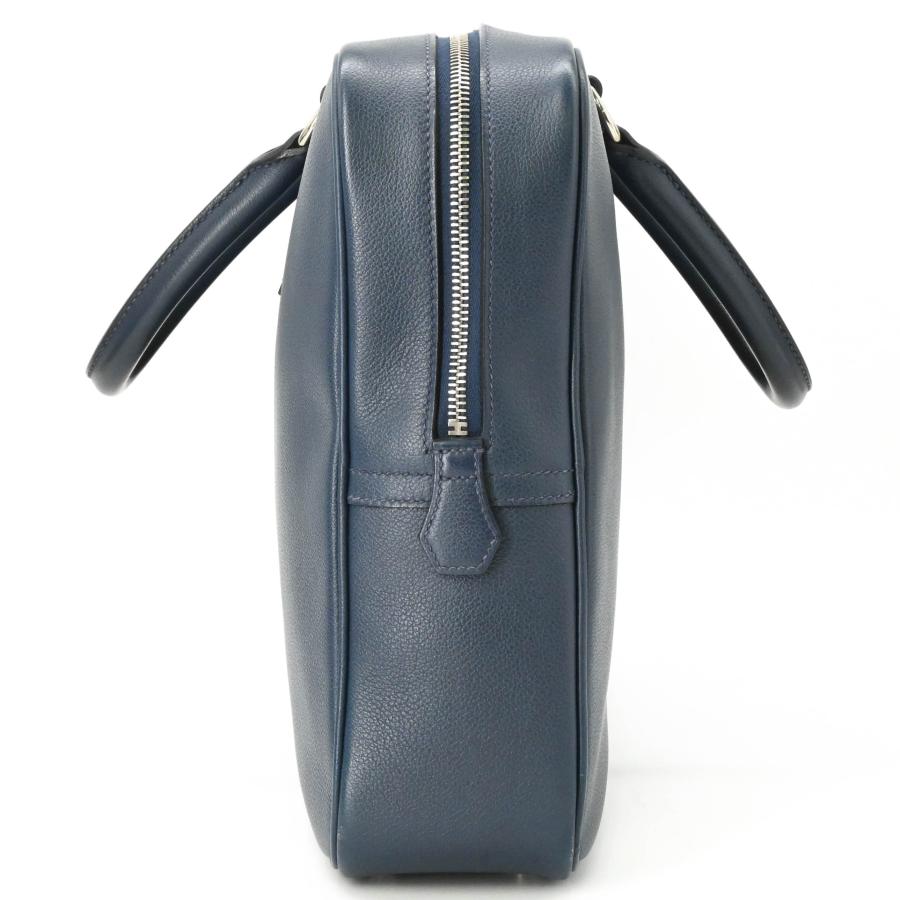 【美品】HERMES エルメス プリュムドッグ 38 ブリーフケース ビジネスバッグ トリヨンクレマンス レザー ネイビー 青 ＃Y刻印 | HERMES | 04