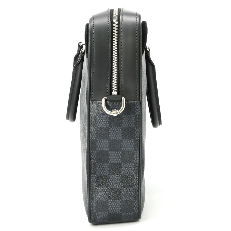 【美品】LOUIS VUITTON ルイヴィトン ダミエ コバルト ダンディ ブリーフケース ビジネスバッグ 書類鞄 ネイビー 青 ブラック 黒 63298 | ダンディ（LOUIS VUITTON） | 04