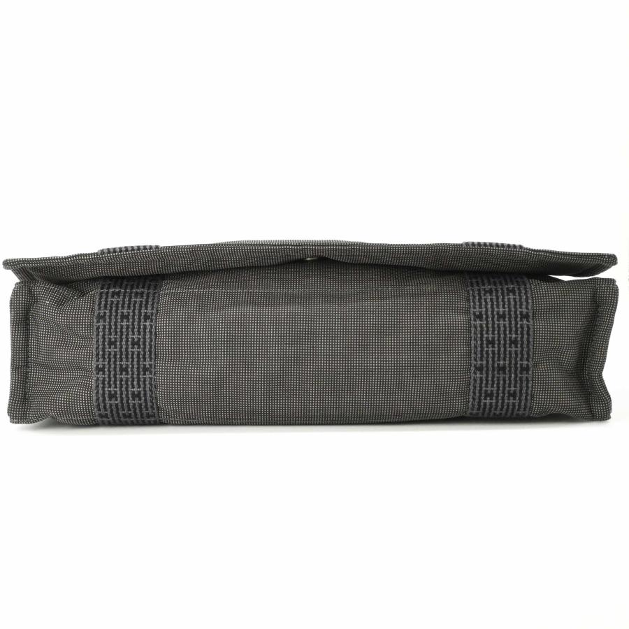 【美品】 HERMES エルメス エールライン バサス ショルダーバッグ メッセンジャー ナイロン キャンバス ユニセックス グレー | エールライン | 04