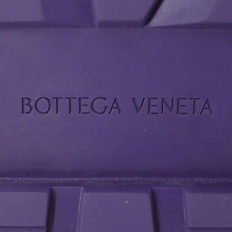 【未使用品】BOTTEGA VENETA ボッテガ ヴェネタ レザーブーツ ロングブーツ ＃36 1/2（約23ｃｍ）ブラック 黒 紫 | BOTTEGA VENETA | 06