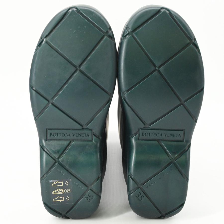 【未使用品】BOTTEGA VENETA ボッテガ ヴェネタ レインブーツ ロングブーツ ラバー グリーン 緑 ＃35 約22.5ｃｍ | BOTTEGA VENETA | 04